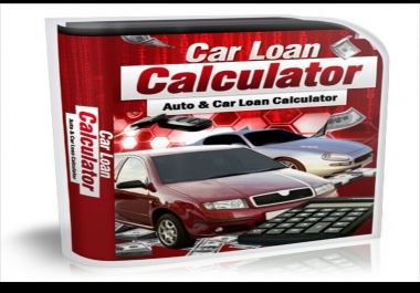 Calculator for auto and car loan
