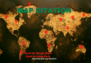 I will do 200+ live google map citations for local SEO