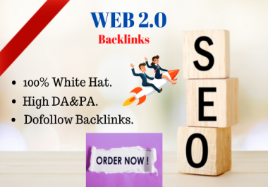 I will create 50 high authority web 2 0 backlinks