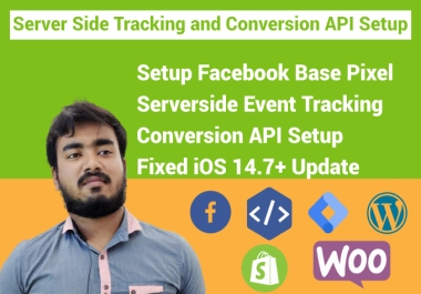 I will setup server side tracking and conversion API with GTM