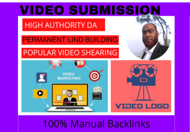 I will provide 70 manual video submission or upload to popular 80 video sharing sites