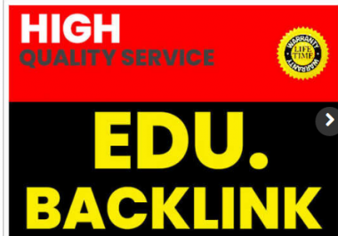 I will Create 300 high Quality Edu Backlinks