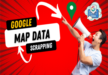 I will scrape google map business data with emails upto 50,000