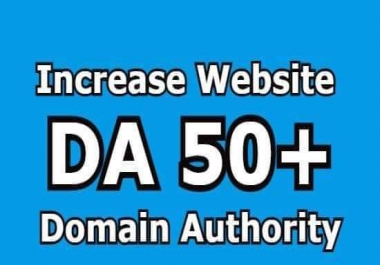 150 DA Domain Authority 50+ 100 percent do-follow links