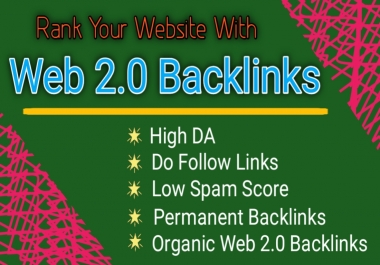 I will create web 2.0 backlinks manually