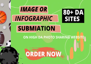 I will do 50+ high quality infographics or image submission backlinks