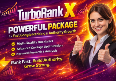 TurboRank X - Powerful SEO Package for Fast Google Ranking & Authority Growth