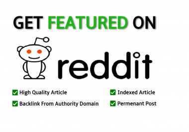 Submit Strong guest post DA99 Niche Relevant Powerful Backlinks Reddit. com