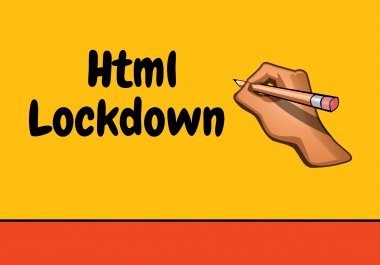 Html Lockdown to protect Html Code