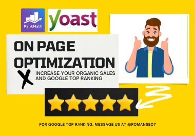 I will complete on page SEO optimization service for google top ranking