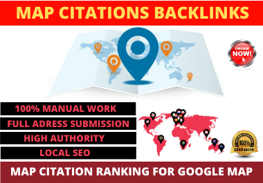 I will provide 1000 Local Map Citations backlinks for your targeted location