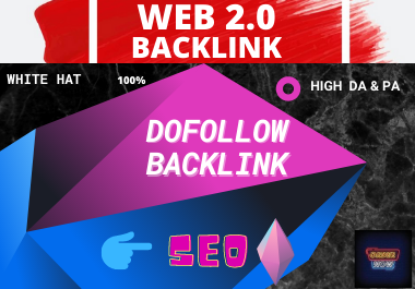 75 web 2.0 Dofollow backlinks super buffer high authority Permanent white hat link building for 5