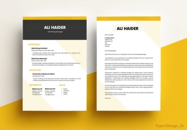I will provide you professional resume writing services and resume designs in 24 hours