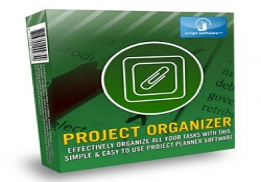 Project Organiser effective organize all your tasks with this simple& easy to use ptojject planner.