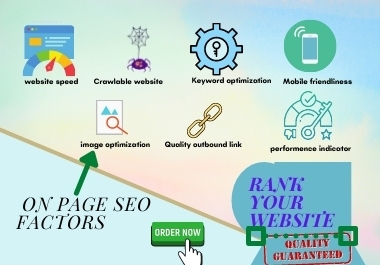 Rank your website on first page and on page SEO optimization