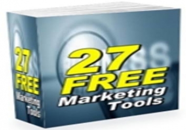 27 free marketing tools for your small business