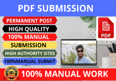 I will 80 PDF submission and docs sharing dofollow backlinks high da 5