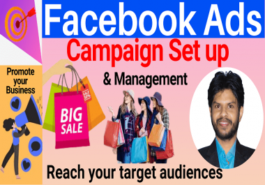 I will set up and manage Facebook Ads Campaign to Boost your Page