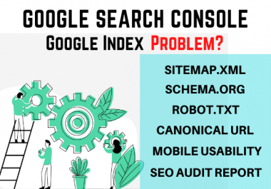 I will fix search console and google index errors,  Technical SEO