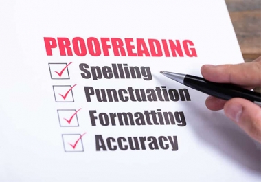 English proofreading and improving content quality and readability for 2000 words