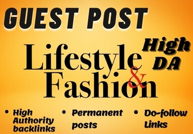 Fashion Guest Post on High DA website with Do-Follow Backlink