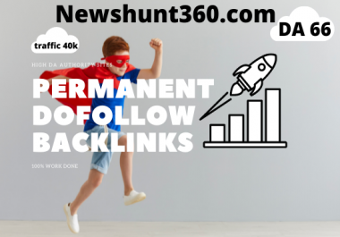Guest Post on Newshunt360. com - DA 66 - DR-51 Traffic 40 K for 40