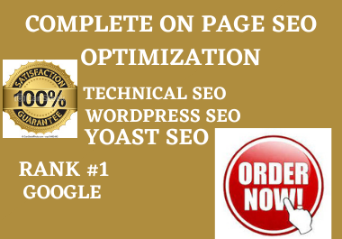 I will do perfect onpage SEO for wordpress website
