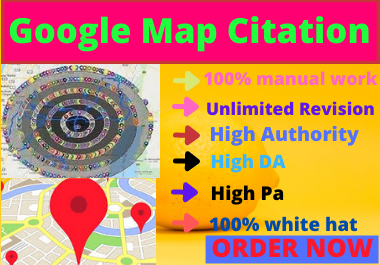 800 Google Map Citation Manual Pointing for Local Business SEO