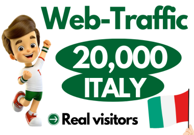 Get 10000 Bonus Organic ITALY web traffic for google top ranking