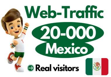 Get 10000+Bonus Organic MEXICO web traffic for google top ranking