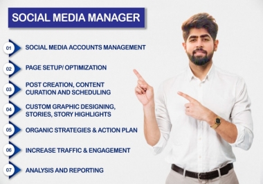 I will be your social media manager & personal assistant for your business
