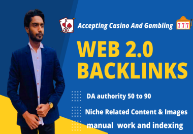 I will build high quality do follow web 2.0 backlinks service with white hat SEO