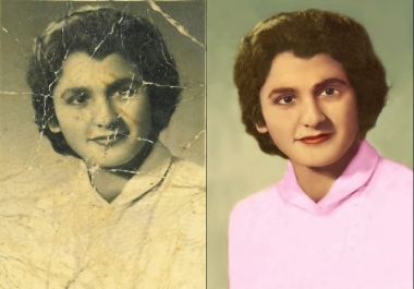 I will restore old photos and photo Colorize