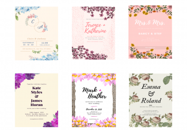 I will design an attractive eye-catching invitation for your any occasion