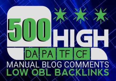 I Will Create 500 High Quality Permanent Dofollow Blog Comments