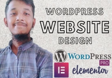 I will build you a modern WordPress website or customize it.