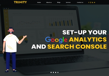 I will set up your google analytics and search console for your website