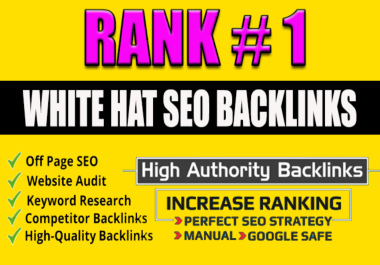 I will provide white hat Do Follow SEO Backlinks at Great Prices