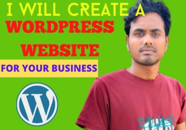 I will create a website wordpress for your business