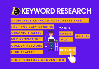 I will do profitable keyword research for your small business/amazon