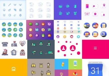 professional high quality custom icons design