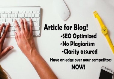 1000 words SEO Article writing service for blog and website for 5 1000 words SEO Article writing