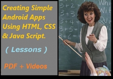 I sell Creating simple android apps self study pack