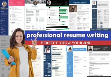 I will professionally design,  edit or rewrite your ats resume or modern CV