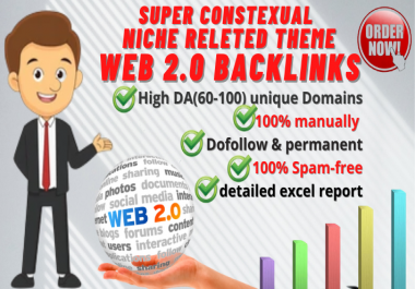 manually build web 2.0 backlinks with high DA websites