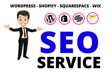 WordPress SEO,  Shopify SEO Expert,  Squarespace SEO,  Wix SEO