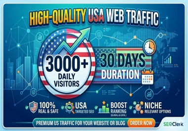 I will drive 100000+ Real Targeted Web Traffic to your Website or Blog