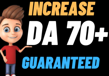 I will increase fast MOZ DA Domain authority 50 in 15 days