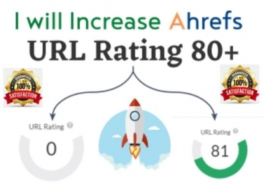 I will increase url rating ahrefs ur80 with quality backlinks