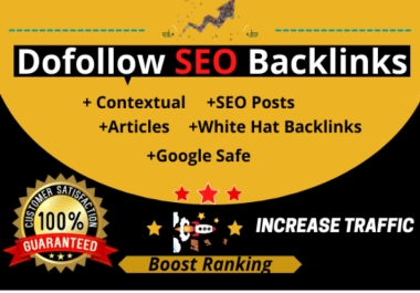 Dofollow SEO backlinks white hat link building for google ranking